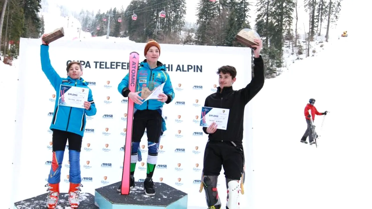 Avem viitor și-n schi! România a cucerit șase medalii, dintre care patru de aur, la FIS Children Trophy