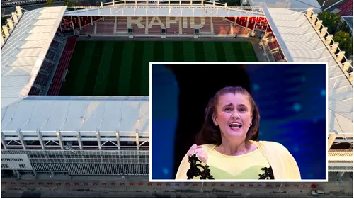 Surpriză uriașă! Soprana Felicia Filip va cânta imnul României la inaugurarea stadionului Rapid