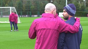 Vești bune pentru Guardiola! Aguero a revenit la antrenamente mai repede decât se aștepta