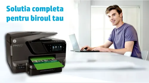 (P) Viteze de imprimare de două ori mai mari, calitate, costuri reduse pentru un birou eficient – echipamentele din gama HP OfficeJet Pro