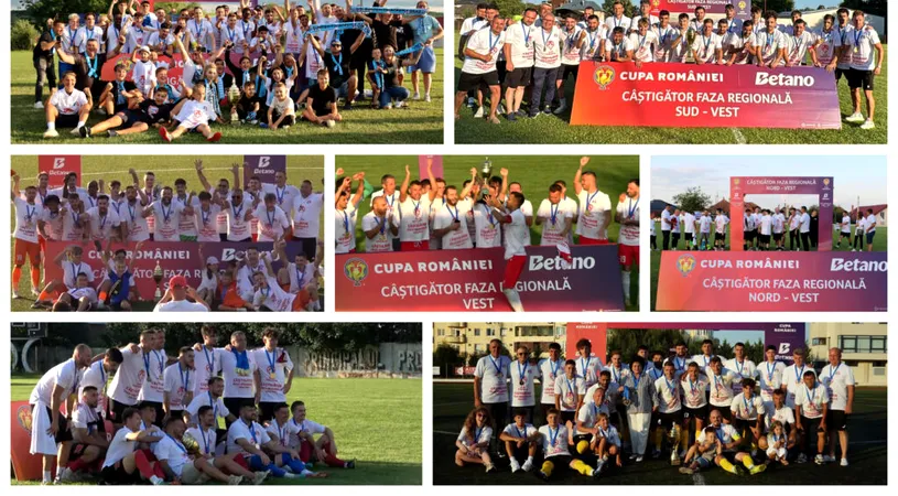 Câștigătoarele celor șapte finale din Faza Regională a Cupei României, ediția 2025/26. CSM Paşcani și-a păstrat trofeul