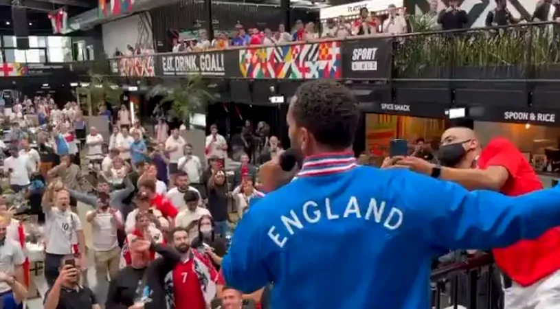 Petrecere la Londra, înainte de marea finală de la EURO 2020: Rio Ferdinand, lider de galerie pe străzile capitalei Marii Britanii. Imagini senzaționale | VIDEO