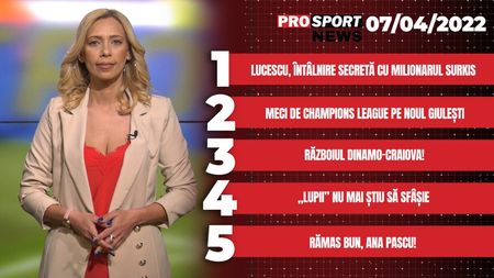 ProSport NEWS | Meci de Champions League pe noul stadion din Giulești. Cele mai importante știri ale zilei | VIDEO