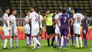 FC Argeș - CFR Cluj 0-1, în etapa a 11-a din Superliga. A treia victorie consecutivă pentru ardeleni în campionat