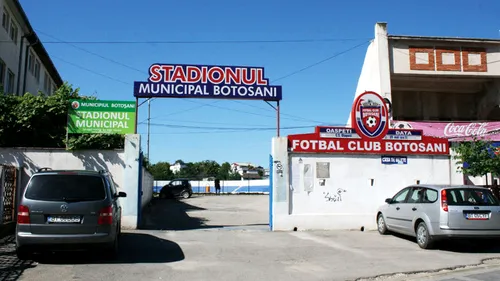 450.000 de euro pentru stadion. Botoșaniul a început pregătirile pentru Liga 1