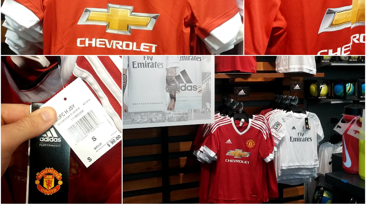 FOTO | Tricourile Adidas ale celor de la Manchester United au fost scoase la vânzare 