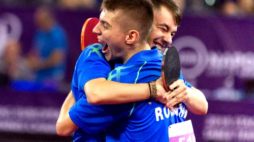 Curg medaliile la Europeanul de tenis de masă: 3 români urcă pe podium în proba de dublu-băieți a juniorilor. Când reiau cursa pentru aur Cristi Pletea, Rareș Șipoș și Dragoș Oprea