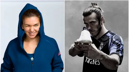 VIDEO | Halep se uită de sus la Gareth Bale. Simona apare alături de starul Realului în noua reclamă Adidas