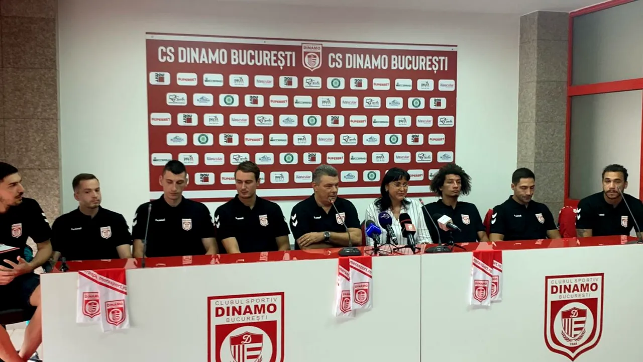 Vești excelente pentru fanii lui Dinamo! „Dulăii”, gata să treacă de grupele Ligii Campionilor: „Avem nevoie de fani!” Campioana și-a prezentat transferurile