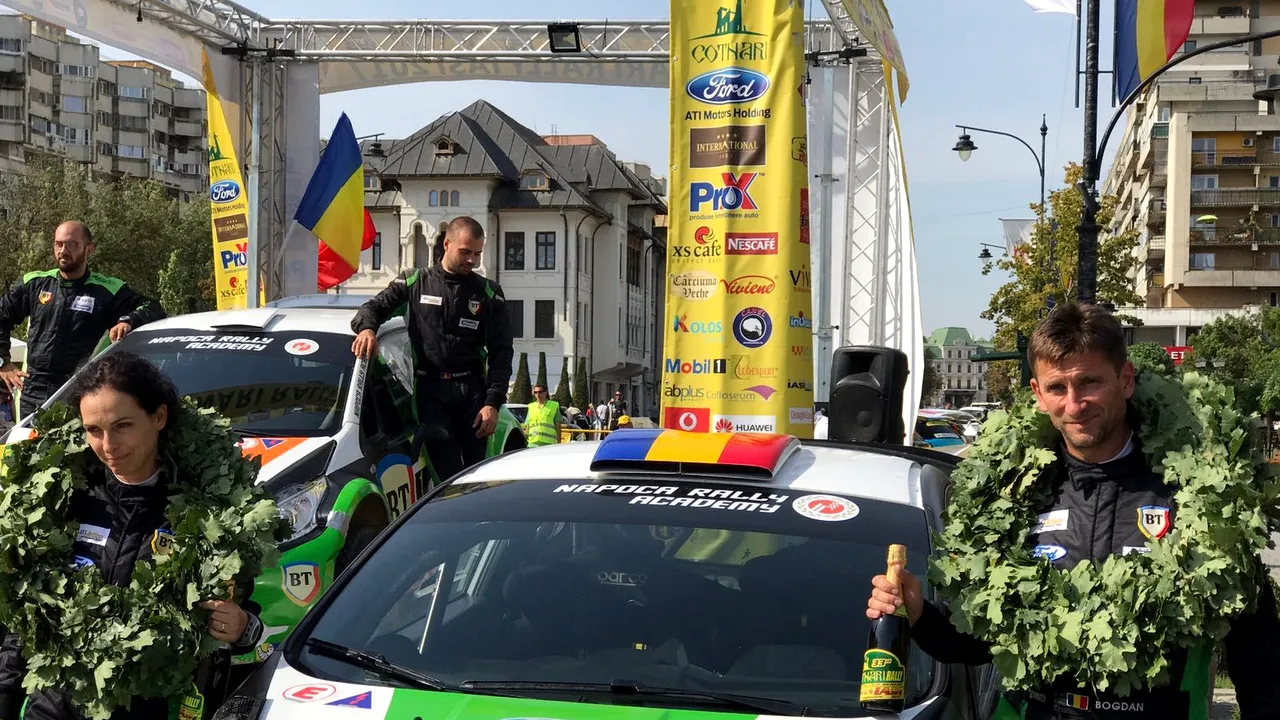 FOTO | Bogdan Marișca, noul campion național de raliuri. Simone Tempestini a câștigat Cotnari Rally Iași 2017, dar Marișca și-a asigurat coroana în acest sezon