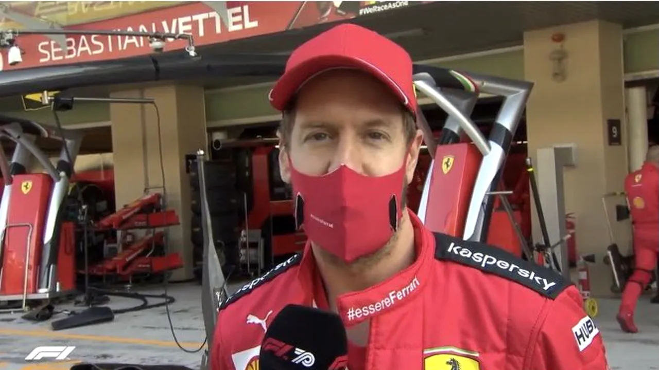 Sebastian Vettel, cel mal slab pilot ai ultimilor 10 ani pentru Ferrari în Formula 1. Ce a declarat după ultima cursă despre echipa sa