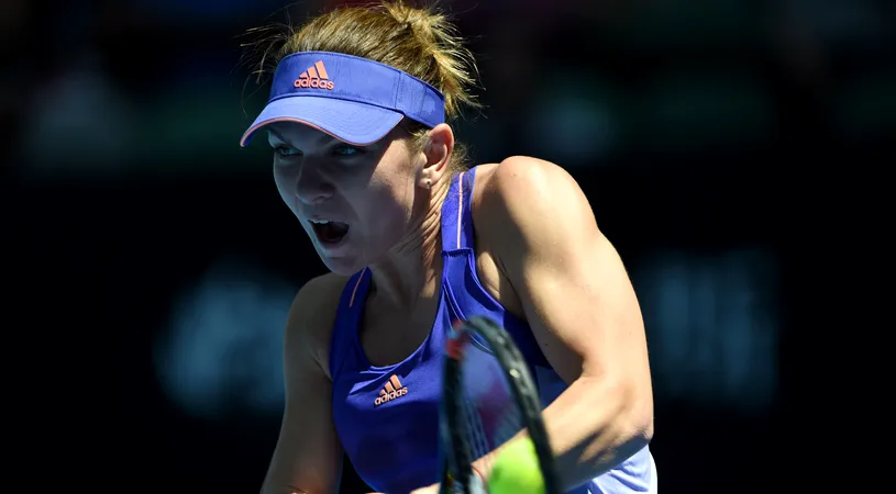 Debut perfect. Simona Halep a intrat cu un succes lejer în primul turneu de Grand Slam al anului: 