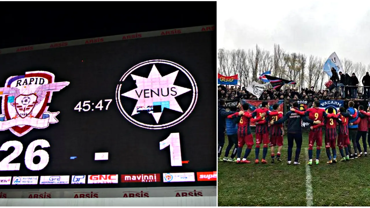 Liga 4 | Steaua și Dinamo-Badea - pas de defilare, Academia marchează un gol la fiecare 208 secunde. Ultima etapă a turului stabilește dacă AFC Rapid, ajunsă la a patra victorie consecutivă, detronează Dinamo de pe locul de play-off. Rezultate + clasament