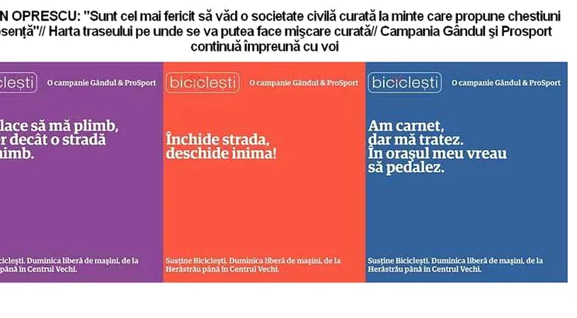 BICICLEȘTI. Oprescu a acceptat cererea bucureștenilor! Împreună am convins autoritățile. Harta zonelor unde se va putea face mișcare curată