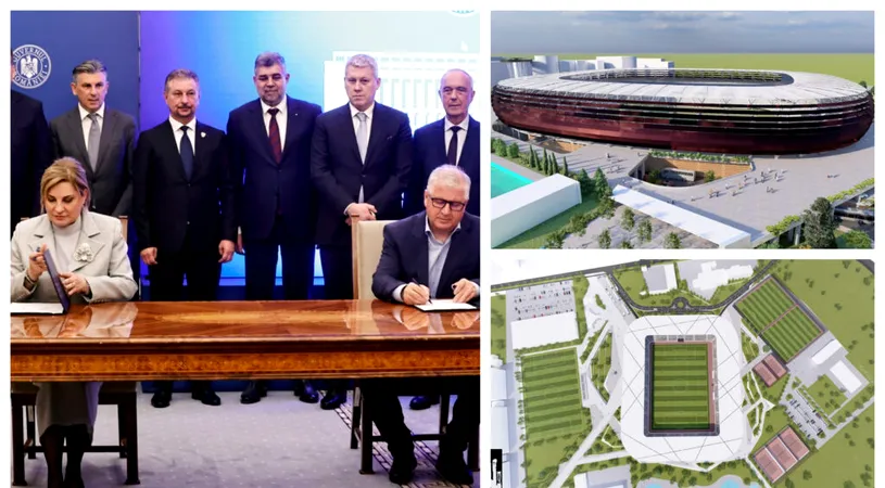 Au fost semnate contractele pentru noile stadioane Dinamo și Corvinul Hunedoara! Capacitatea lor și cât vor costa