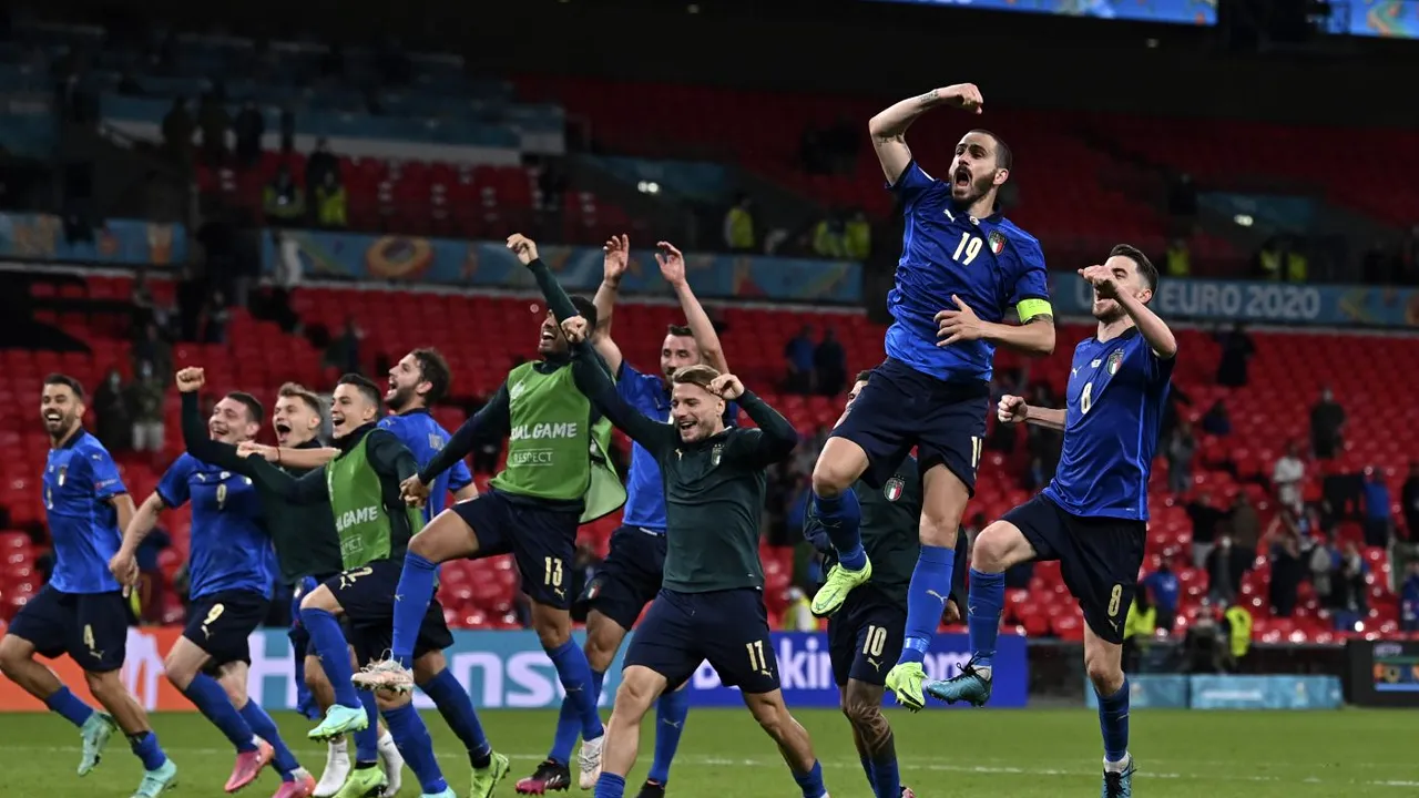 Rating record după meciul Italia - Spania! 2,1 milione de oameni au urmărit prima semifinală de la EURO 2020
