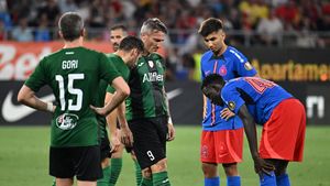 Așa ceva nu s-a mai văzut în Liga Campionilor: ce le-au cerut fotbaliștii de la Virtus celor de la FCSB, după meciul de pe stadionul Steaua!