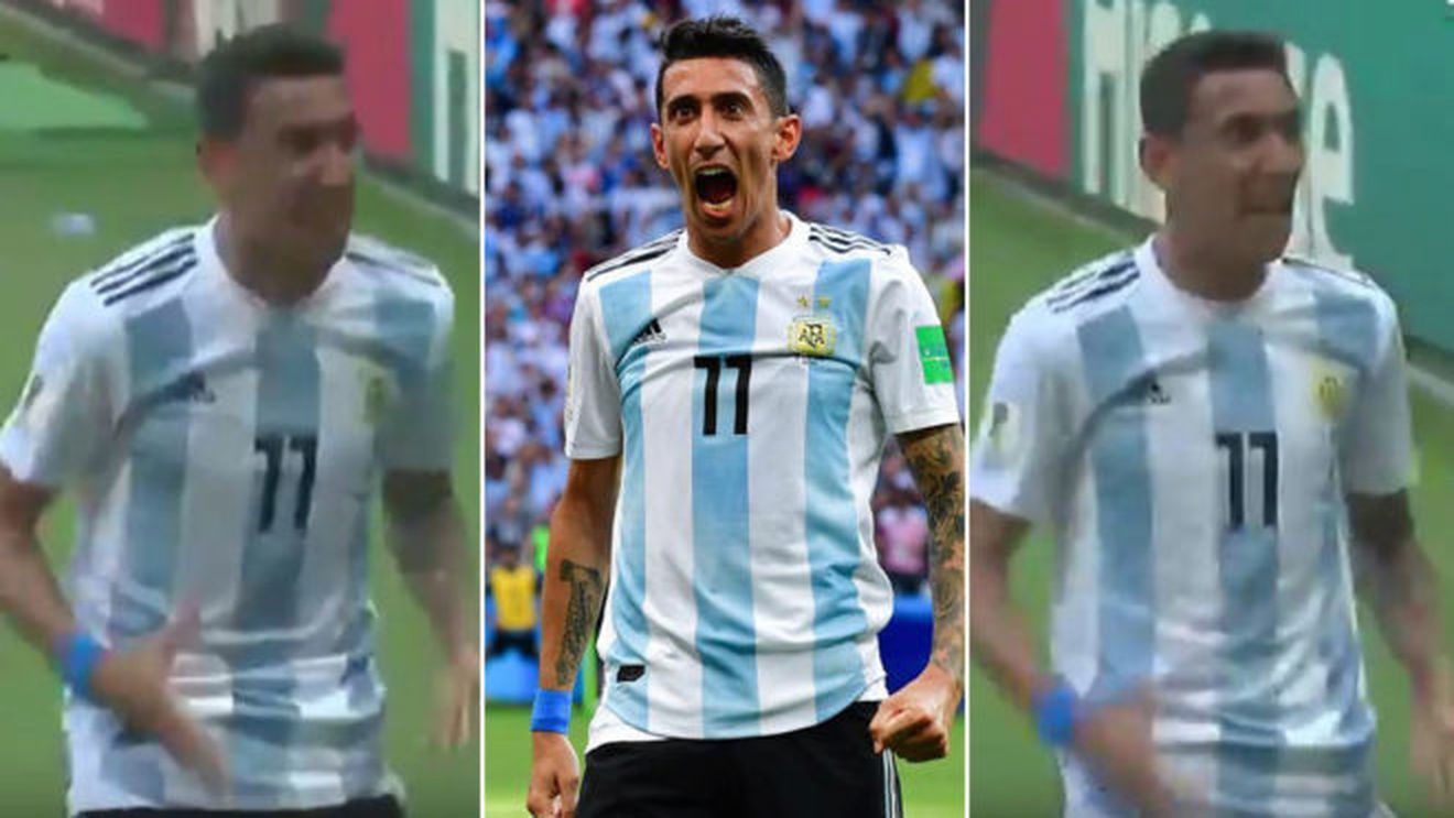 Gestul obscen al lui Di Maria după ce a marcat superb: "Atât de mare sunt!". Ce a vrut să transmită prin semnul făcut | FOTO și VIDEO