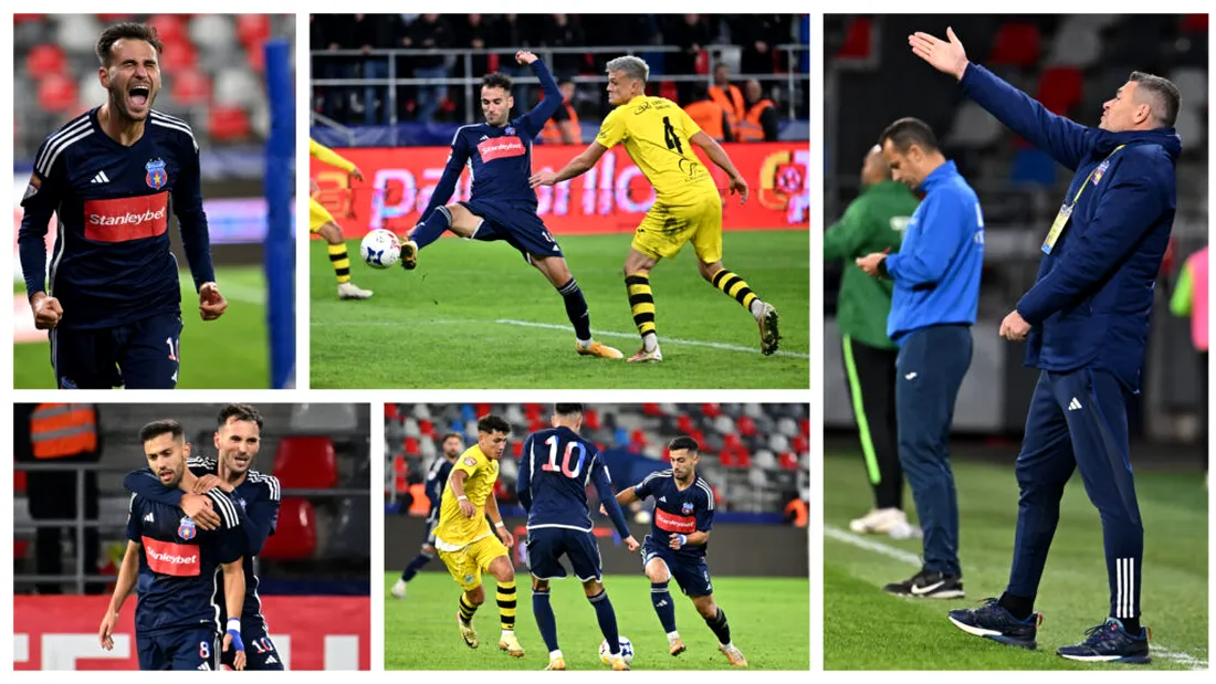Steaua își păstrează invincibilitatea și după jocul cu Concordia! Acum a revenit pe tabelă și s-a impus. Daniel Oprița: ”Când se termină cu bine e liniște”