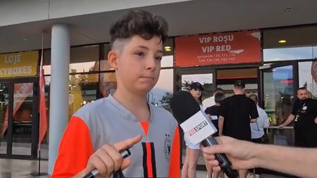 Un copil a venit din Italia pentru a-l vedea pe Juri Cisotti în FCSB - Drita: „Vreau să îmi dea tricoul lui”
