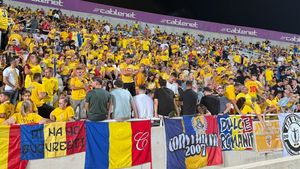 Corespondență din Nicosia. Românii au umplut o peluză întreagă! Fanii naționalei fac spectacol, din nou, în Cipru