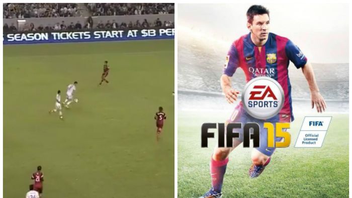 VIDEO | Golul comparat de comentatori cu FIFA 15. "Așa o pasă se dă prin apăsarea butoanelor L1+âˆ†"