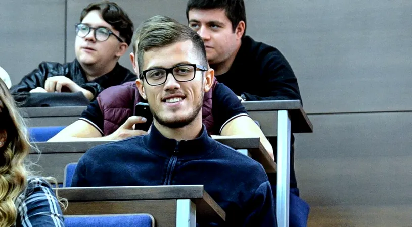 Ștefan Lefter vrea să devină inginer. Portarul Corvinului a început facultatea și își dorește să performeze și pe plan academic