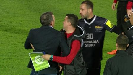 Neagoe a "luat foc": "Am și eu o vârstă. Vine un copil și mă înjură". Momentul duelului de la finalul partidei