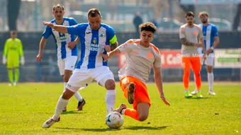 David și Alexandru Irimia, ”gemenii golului.” Au marcat pentru Metaloglobus în acest sezon și au ajutat la calificarea în play-off