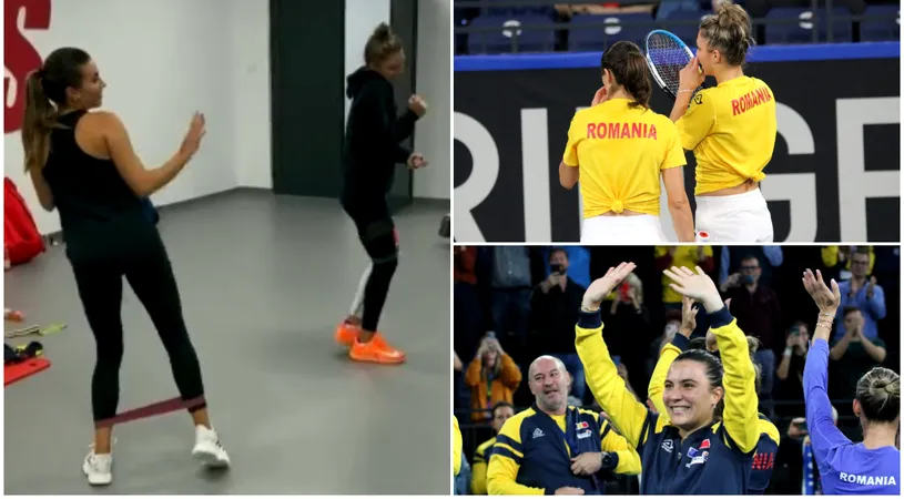 Gabriela Ruse și Jaqueline Cristian dansează la fel de bine cum joacă tenis! Româncele s-au dezlănțuit pe melodia care a cucerit trendingul după ce au învins Ungaria | VIDEO