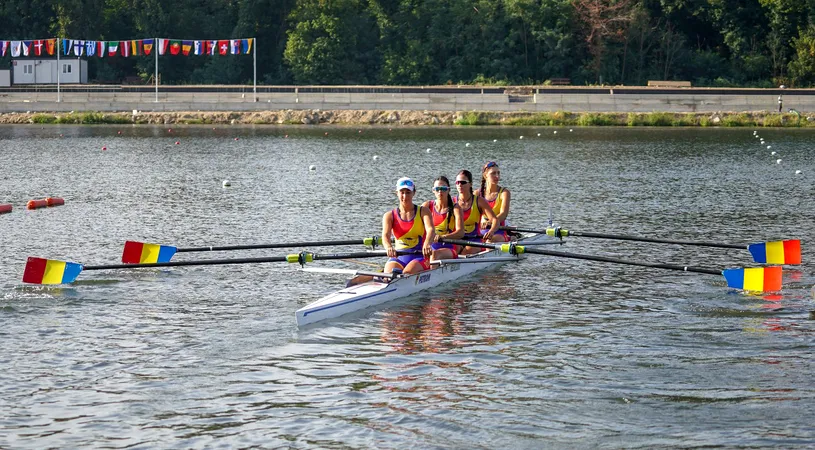 România a luat 9 medalii de aur la Campionatele Europene U23 de canotaj!