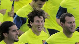 N''Doye și Ze Kalanga, luați aminte!** Messi a ajuns cu o săptămână mai devreme la pregătirea Barcei!