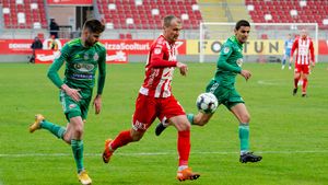 Utistul Evgeniy Shlyakov, singurul fotbalist rus din Liga 1, s-a deblocat sub ochii soției sale: „Sper să nu fie ultimul meu gol”