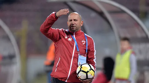 Vasile Miriuță, nicio victorie în trei meciuri la Dinamo: „A fost o partidă bună, n-am ce să le reproșez băieților. Astra a egalat dintr-un fault inexistent”