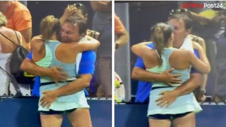 Reacția autorităților după ce o jucătoare de 16 ani a fost pipăită de tată și antrenor la US Open: „Fiecare familie e diferită!" Gesturile nefirești nu au deranjat-o pe sportivă | VIDEO