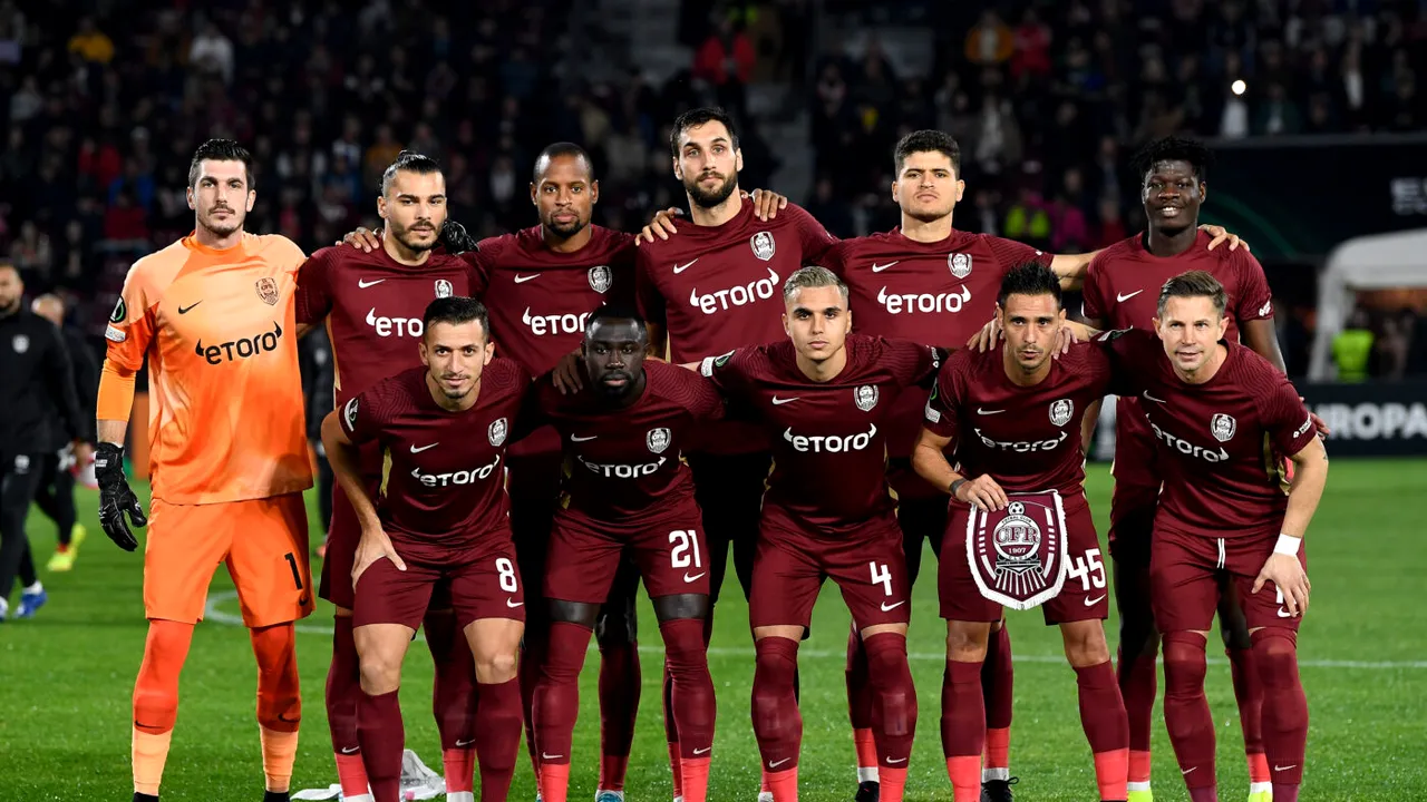 De Cartea Recordurilor. Cât de puține pase a avut CFR Cluj în victoria uriașă cu Slavia Praga