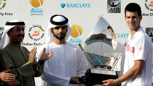 Novak Djokovic a câștigat turneul de la Dubai!