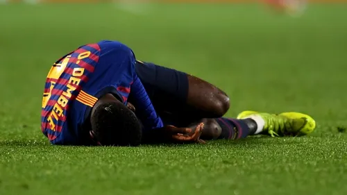 Valverde răsuflă ușurat! Cât lipsește Dembele, după ce s-a accidentat la gleznă în meciul cu Leganes. Anunț oficial al Barcelonei