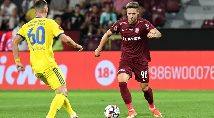 CFR Cluj - Unirea Slobozia 3-0, în etapa a 5-a din Superligă. Nelu Varga își freacă mâinile de fericire după dubla senzațională a lui Louis Munteanu, fix în ciuda lui Gigi Becali!