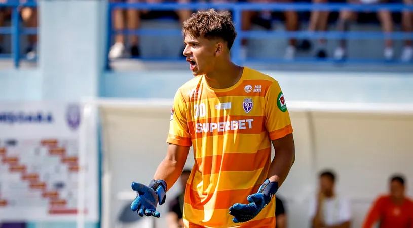Debut cu succes pentru cel mai nou portar din lotul Științei Poli. Tudor Coșa: ”A fost o experiență minunată”