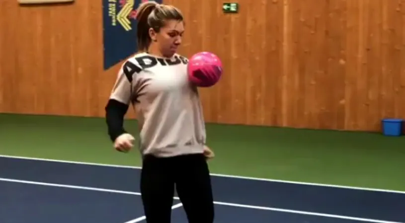 Italienii o vor pe Halep în Serie A după ce au văzut cum jonglează cu mingea de fotbal :)) 