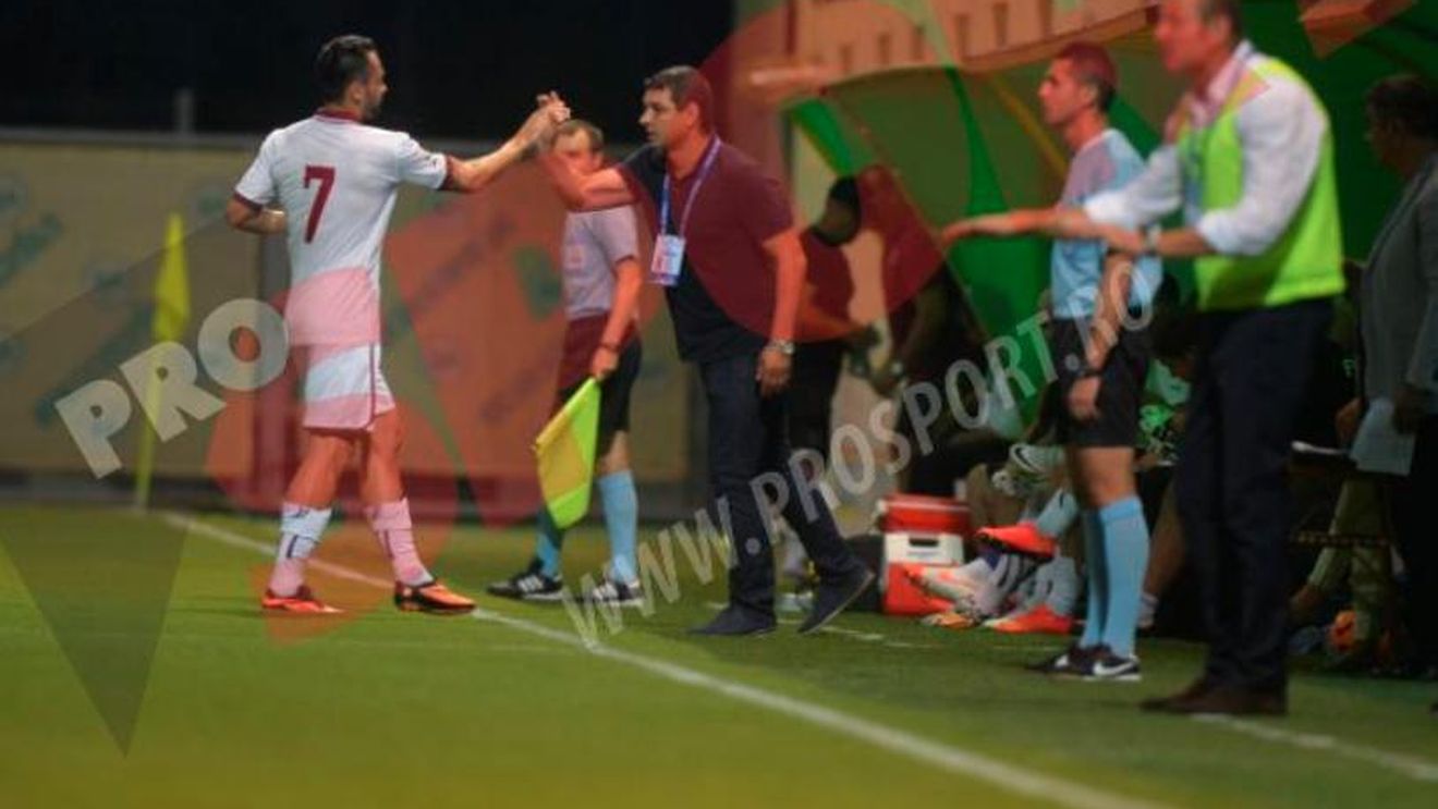 Ganea a felicitat pe toată lumea după prima victorie a Rapidului de la revenirea în Liga 1: "Suntem la început, trebuie să rămânem cu picioarele pe pământ"