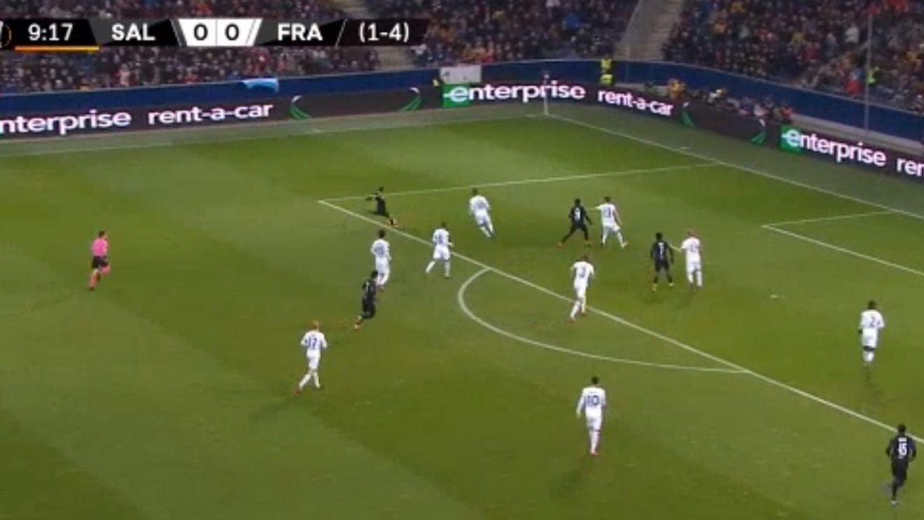 Eintracht Frankfurt, ultima calificată în optimile Europa League! Cum a ajuns senzaționalul Kostic alături de Messi și Mbappe! Gol fabulos pentru Salzburg | VIDEO