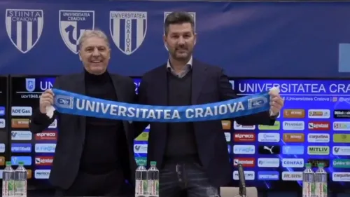Suporterii Universității Craiova, încântați de antrenorul Marinos Ouzounidis. Ce nume românesc a primit noul tehnician al formației din Bănie