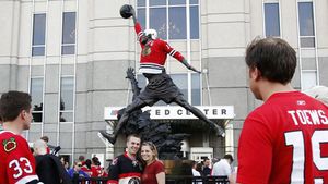 FOTO** Orice pentru Stanley Cup! "Air" Jordan, transferat la Chicago Blackhawks :)