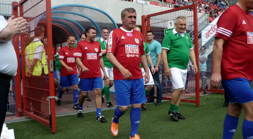 Gheorghe Hagi a făcut spectacol într-un meci de old-boys din Polonia