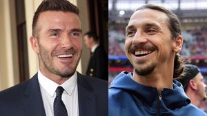 Reacția lui David Beckham după ce a câștigat pariul cu Ibrahimovic: "Se pare că..." :)