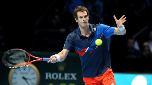 Andy Murray s-a retras de la Turneul Campionilor!