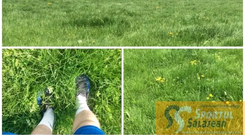 Se întâmplă în România! La un meci din ligile inferioare, iarba era mai mare decât mingea. 