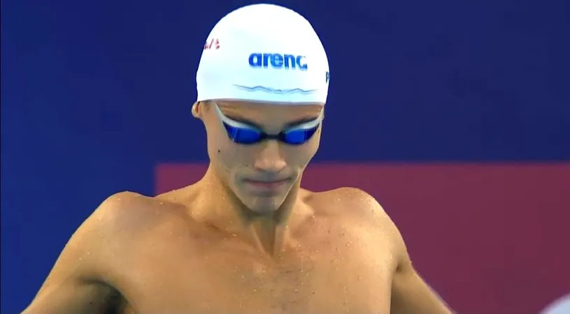David Popovici a fost învins! Ce a spus înotătorul român după ce a reușit să obțină doar medalia de argint la proba de 100 de metri mixt de la Campionatul Național de juniori în bazin scurt: „Trebuie să învăț să și pierd”